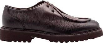 Doucal's Veterschoen met twee vetergaten - Heren - Veterschoenen - Bruin - 42 1/2 EU - Leer - Schoenen