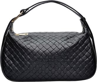 Anna Luchini Zwart Rundleer Tas