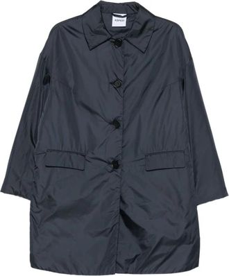 Aspesi Stijlvolle Jassen Collectie - Dames - Mantel - Grijs - M - Jassen
