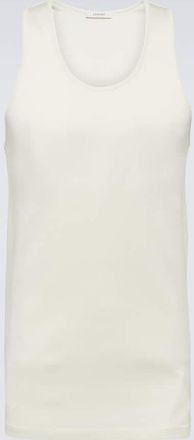 Christophe Lemaire Ribbed-knit cotton jersey tank top