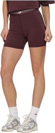 New Balance AC Fitted Short 12.7 cm - Dames - Sport - Paars - Maat: XS Spandex
