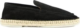 Aurélien Espadrilles Beachside Loafers in pelle scamosciata - Nero