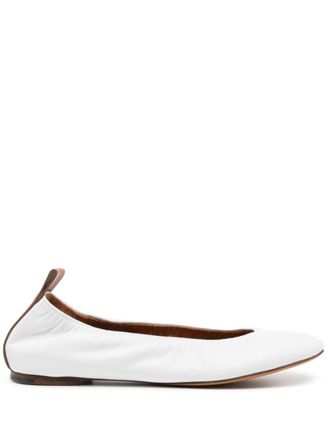 Lanvin Ballerine in pelle - Bianco