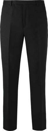 Gucci Slim Fit Broek met Achterzakken - Heren - Nette broeken - Zwart - M - Katoen - Broeken