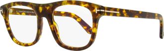 Tom Ford Mens Blue Block Eyeglasses TF5939-B 053 Blonde Havana 52mm