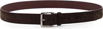 Orciani Amalfi Su&egrave;de Riem - Heren - Riemen - Bruin - 100 CM - Su&egrave;de - Accessoires