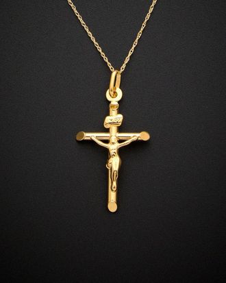 Italian Gold, Inc 14K Italian Gold Crucifix Pendant
