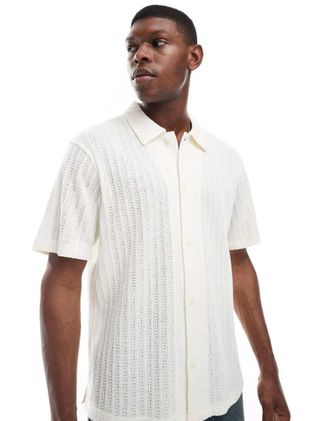 Wrangler Giacca in pile borg con stampa di paesaggio western