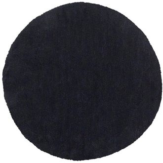 Beliani Beliani - Tappeto shaggy nero tondo &oslash; 140 cm Demre