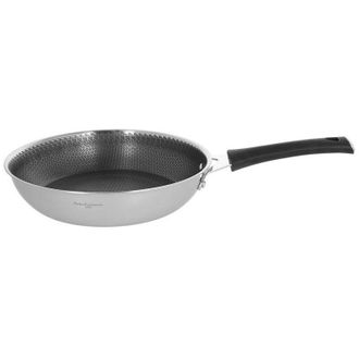 Tognana Padella Luxury Design 28 cm con Manico in Acciaio Inox - Rivestimento Antiaderente a Nido dApe