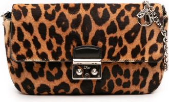 Dior Pre-owned Shoulder Bags, female, Brown, Size: ONE SIZE Pre-owned Chain Shoulder Bag