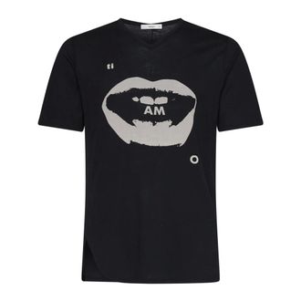 Fendi Heren, Tops, Zwart, Maat: M Katoen