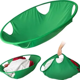 OEM L, Cesta De Ropa Plegable, Cesta De Ropa Plegable, Cesta De Ropa Port&aacute;til, Cesta De Ropa, Almacenamiento Plegable, Ahorra Espacio, Verde