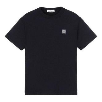 Stone Island Logo T-shirt Black 741523757-V0029