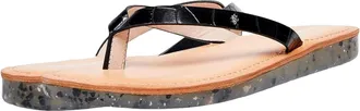 Cool Planet By Steve Madden Planet Slip On Flats Black Croc PLANET-BLK Womens