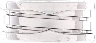 Bulgari B. Zero1 Three Band Ring 18K White Gold