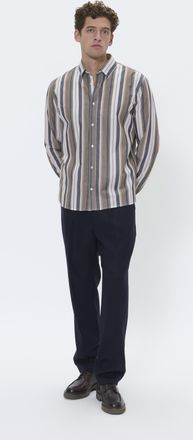 Matinique Overhemd met lang mouwen MAChristaldo Regular fit khaki