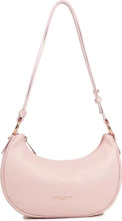 Lancaster Sac besace Zipp&eacute; S Donna Aria - Dames - Schoudertassen - Roze - ONE Size - Leer - Tassen