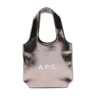 A.P.C. Shopping Bags, female, Gray, ONE SIZE, Tote Ninon Small