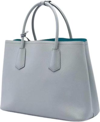 Prada Bolso Tote Saffiano Pre-owned - Pre-owned - Mujer - Gris - ONE SIZE