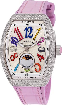 Franck Muller Vanguard Automatic Diamond White Dial Ladies Watch V 32 SC AT FO L D COL DR AC RS AC