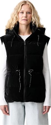 Karl Lagerfeld Huppen Gilet - Dames - Bodywarmers - Zwart - XS - Polyester - Jassen