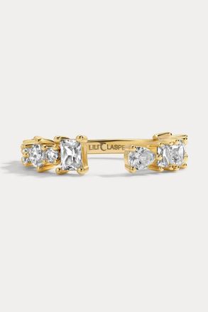 Lili Claspe Womens Mavis Cuff Ring In Gold