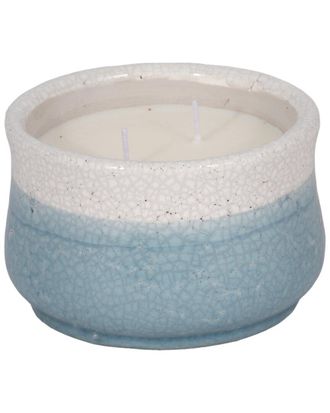 Sagebrook Home 6In 12Oz Moco Bamboo Reactive Curved Candle