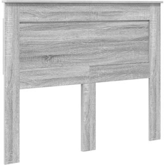 vidaXL Cabecero Con Cabecera Gris Sonoma 120 Cm Madera Contrachapada Vidaxl