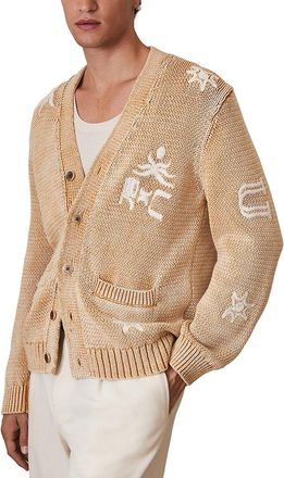 Reiss Verra Washed Embroider Sweater