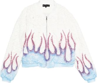 Who Decides War by Ev Bravado Bomber con stampa - Bianco