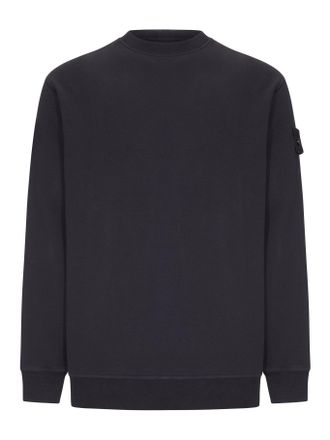 Stone Island CREW NECK SWEATSHIRT IN STRETCH COTTON - Stone Island - Man