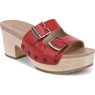 Dr. Scholls Original Vibe Platform Slide Sandal in Heritage Red at Nordstrom Rack, Size 6