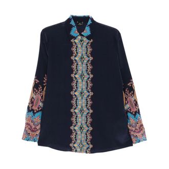 Etro Dames, Blouses & Shirts, Veelkleurig, Maat: 2XL Zijde