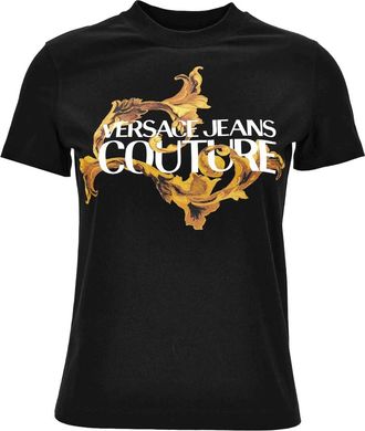 Versace Jeans Couture T-shirt con logo - Nero