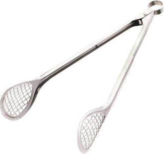 Cuisipro Wide Grill Fry Tongs in Silver at Nordstrom