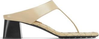 Bottega Veneta Kitten Heel Sandal in Light Butterscotch at Nordstrom, Size 10.5Us