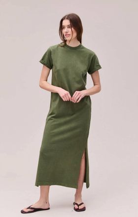 Richer Poorer Inc. Relaxed Tee Maxi Dress In Cypress