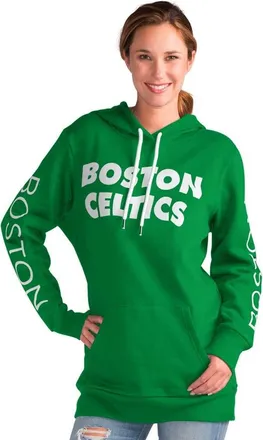 G-III 4Her by Carl Banks Womens G-III 4Her by Carl Banks Kelly Green Boston Celtics Base Coach Pullover Hoodie at Nordstrom, Size Medium