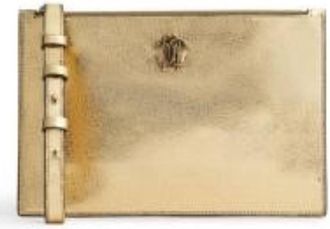 Roberto Cavalli Mirror RC Logo Leather Pouch
