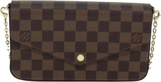 Louis Vuitton Pre-owned Canvas shoulder-bags - Dames - Vintage Schoudertas - Bruin - ONE Size - Vintage