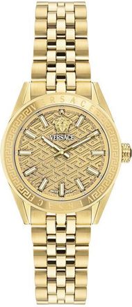 Versace V-Code Bracelet Watch, 36mm in Ip Yellow Gold at Nordstrom