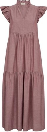 Mos Mosh Maxi Jurken - Dames - Maxi kleedjes - Bruin - S - Kleedjes