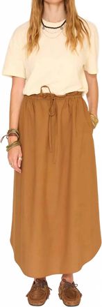 Mkt studio Josine Cotton Skirt In Nuts