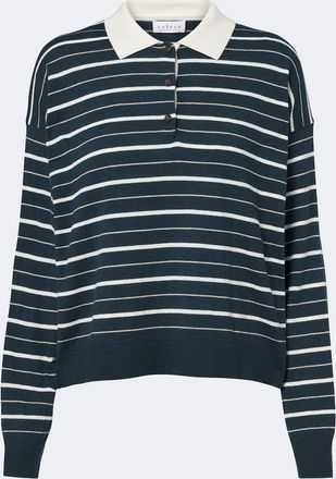 Velvet Pullover polo Kaelin in cotone a righe