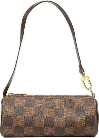 Louis Vuitton Pre-owned Papillon Pochette - Dames - Vintage Mini Tas - Bruin - ONE Size - Vintage