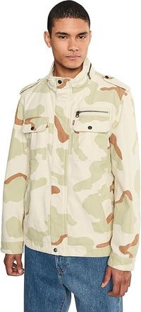 Levi's Cotton Lightweight Military Jacket Mens Jacket Desert Khaki : MD