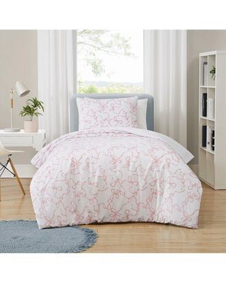 Truly Soft Printed Bow Duvet Set