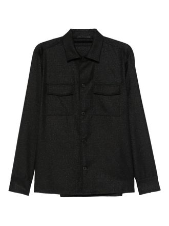 low brand Shirtjack met lange mouwen - Zwart