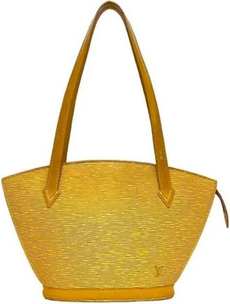 Louis Vuitton Tweedehands leren schoudertassen - Dames - Vintage Shopper - Geel - ONE Size - Vintage